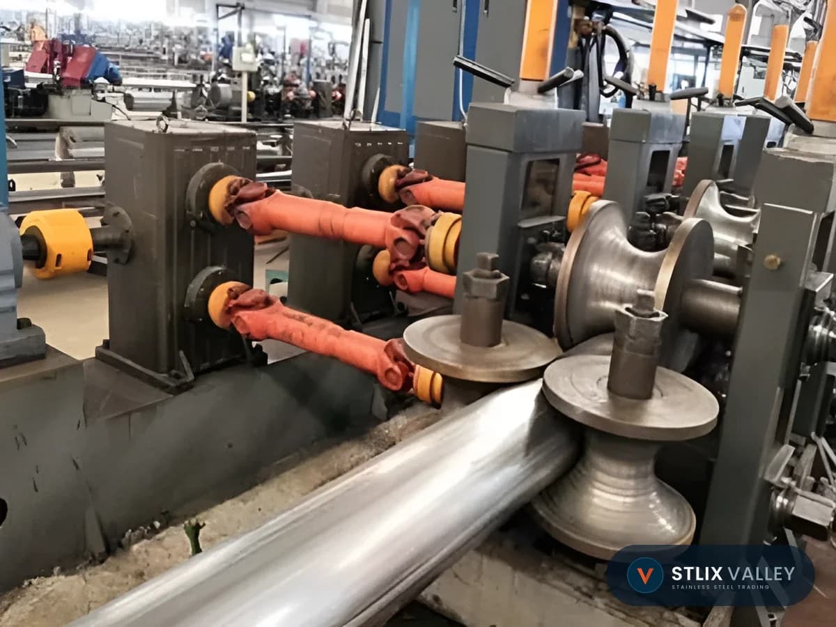 Tube forming line