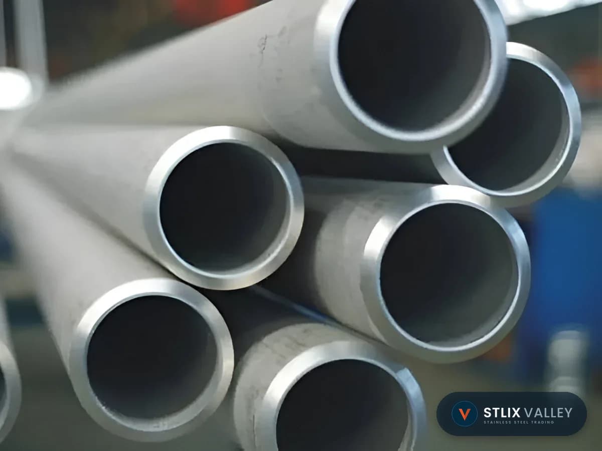 Heavy-wall schedule 80 stainless pipe